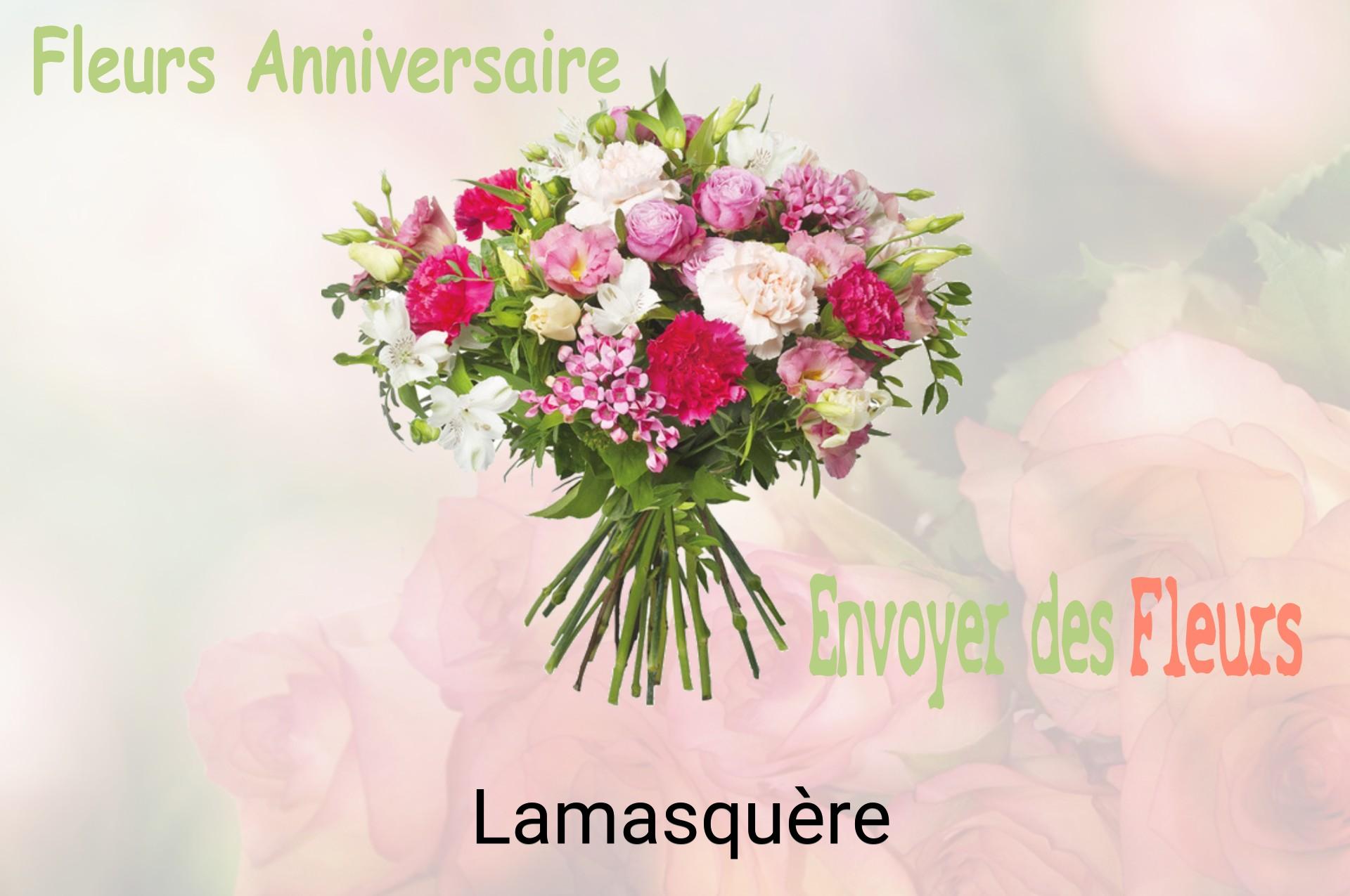 Bouquet de fleurs d’anniversaire livré à Lamasquère