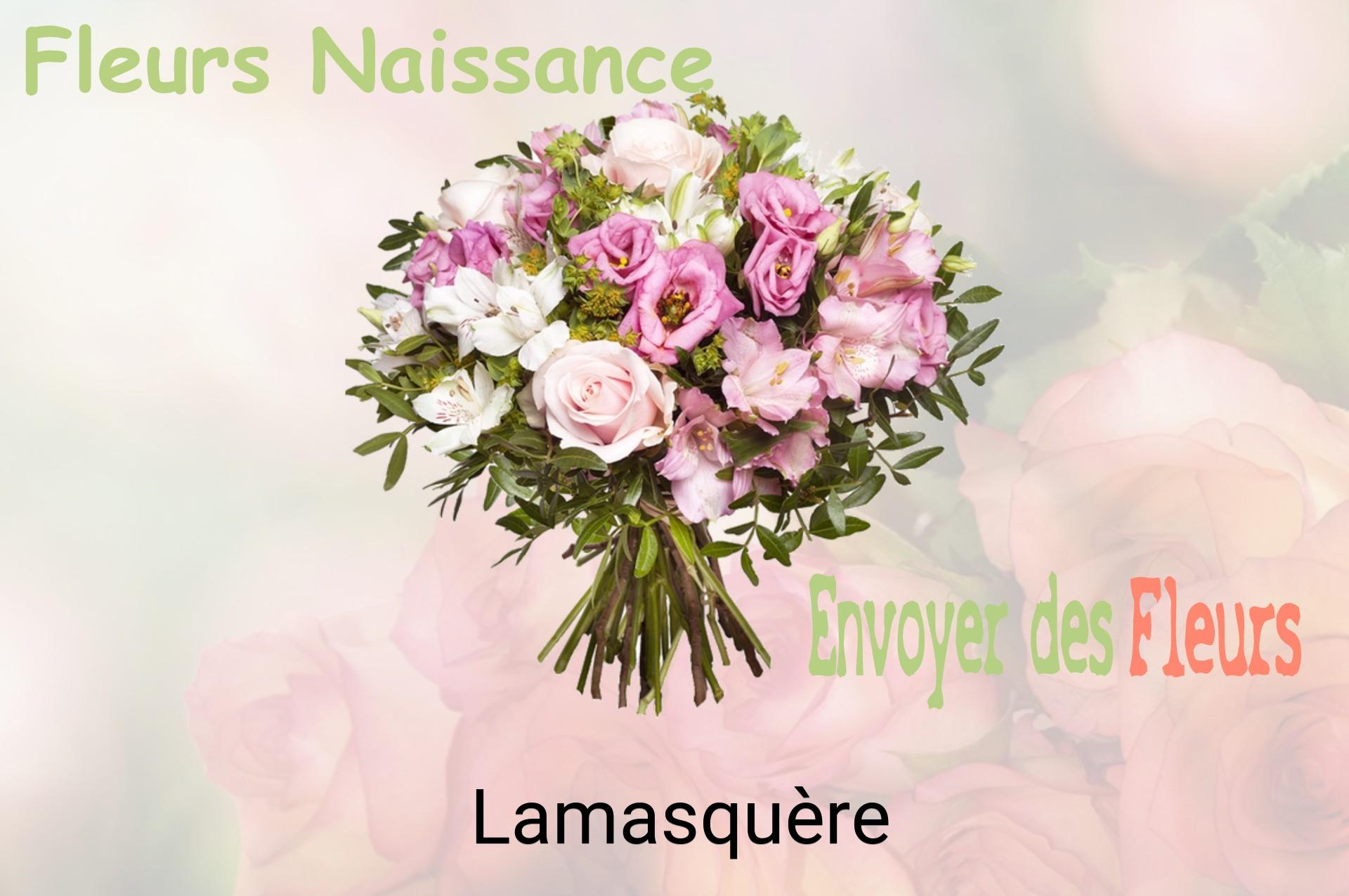 Bouquet de fleurs de naissance livré à Lamasquère